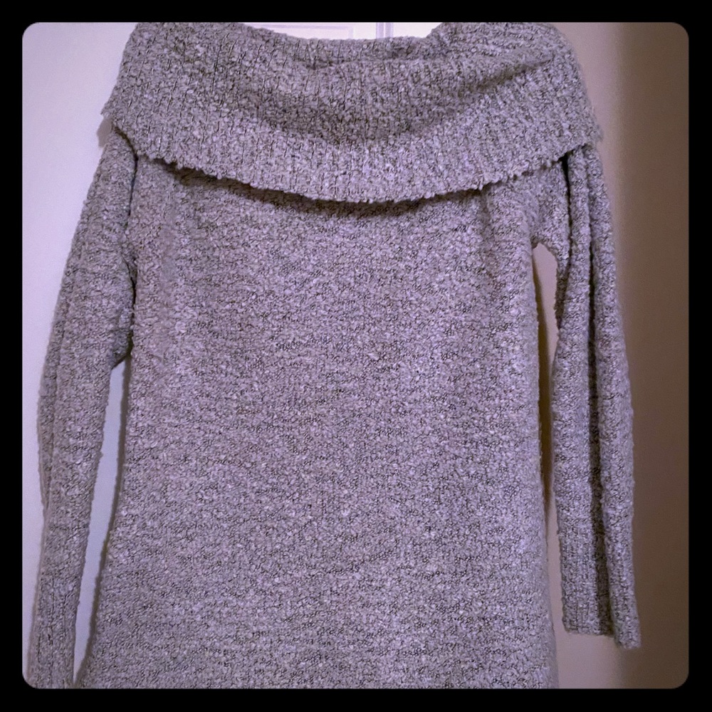 Off the shoulder sweater
